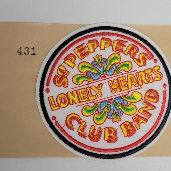 Iron On Patch Beatles St. Peppers Lonely Hearts Club Band,  3.25" - Picture 7 of 7